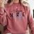 Hospice Nurse Doctor Graduation Medical Nursing RN Comfort Colors Sweatshirt Crimson