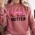 Hotter By One Degree Class Of 2018 Graduation T-Shirt Comfort Colors Sweatshirt Crimson