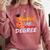 Hotter By One Degree Class Of Graduation 2019 Comfort Colors Sweatshirt Crimson