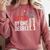 Hotter By One Degree Phd MBA College Graduation Comfort Colors Sweatshirt Crimson