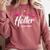 Hotter By One Degree Shirt Graduation For Her Comfort Colors Sweatshirt Crimson