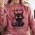 Humor Provocateur Sarcasm Closes The Silence Introvert Chat Comfort Colors Sweatshirt Crimson
