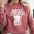 Hustle Graduate Now Slay MBA PhD Graduation Party Comfort Colors Sweatshirt Crimson