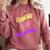 I'm Just Social Distancing Introvert Funny Comfort Colors Sweatshirt Crimson I'm Just Social Distancing Introvert Funny Comfort Colors Sweatshirt Crimson