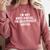 I'm Not Anti-Social I'm Selectively Social Introvert Comfort Colors Sweatshirt Crimson