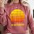 I'm Outstanding Retro Introvert Mountain Trip Lover Comfort Colors Sweatshirt Crimson