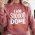 I'm Sooo Done Class Of 2027 Senior Graduation Grad Party Comfort Colors Sweatshirt Crimson