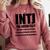 INTJ Architect Personality Introvert Sarcastic Comfort Colors Sweatshirt Crimson INTJ Architect Personality Introvert Sarcastic Comfort Colors Sweatshirt Crimson