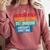 Introvert Aircraft Spotting Lovers Men & Women Comfort Colors Sweatshirt Crimson