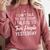 Introvert Antisocial I Can't Talk To You Today Humor Comfort Colors Sweatshirt Crimson