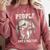 Introvert Bigfoot People Not A Big Fan Dad Joke Comfort Colors Sweatshirt Crimson