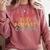 Introvert Its Way Too Peopley Comfort Colors Sweatshirt Crimson