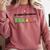 Introvert Low Battery My Connection Compass Comfort Colors Sweatshirt Crimson Introvert Low Battery My Connection Compass Comfort Colors Sweatshirt Crimson