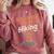 Introvert Mode Hiking Activated Hiker Comfort Colors Sweatshirt Crimson Introvert Mode Hiking Activated Hiker Comfort Colors Sweatshirt Crimson