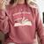 Introvert Mode Social Awkward Introverted Personality Comfort Colors Sweatshirt Crimson