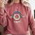 Introvert Music Lover Donuts Sarcastic Comfort Colors Sweatshirt Crimson