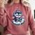 Introvert Oasis Comfort Colors Sweatshirt Crimson