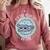 Introvert Too Peopley Anti-Social Shy Person Comfort Colors Sweatshirt Crimson