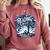 Introvert Reader Bibliofile Bookworm Loves Books Comfort Colors Sweatshirt Crimson