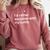 Introvert Sarcastic Turtle Owner Comfort Colors Sweatshirt Crimson