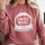 Introvert Space Helmet I Need Space Men Women Comfort Colors Sweatshirt Crimson