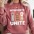 Introvert Unite Kitty Paws Raise Introverted Gathering Comfort Colors Sweatshirt Crimson