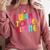 Introvert I Want To Be Alone Retro Wavy Comfort Colors Sweatshirt Crimson Introvert I Want To Be Alone Retro Wavy Comfort Colors Sweatshirt Crimson
