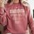 Introvert But Willing To Discuss Birds Bird Watching Birding Comfort Colors Sweatshirt Crimson