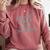 Introvert But Willing To Discuss Stone Skipping Comfort Colors Sweatshirt Crimson