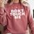 Introverted Antisocial Introspective Loner For Introvert Comfort Colors Sweatshirt Crimson