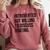 Introverted Boater Boating Introvert Comfort Colors Sweatshirt Crimson