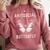 Introverted Introvert Antisocial Butterfly Comfort Colors Sweatshirt Crimson