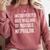 Introverted But Ready To Discuss Nephilim Humor Comfort Colors Sweatshirt Crimson