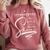 Introverted Skincare Esthetician Beautician Cosmetologist Comfort Colors Sweatshirt Crimson