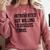 Introverted Tennis Player Tennis Introvert Comfort Colors Sweatshirt Crimson