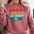 Introverted But Willing To Discuss 90s Comfort Colors Sweatshirt Crimson