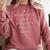 Introverted But Willing To Discuss Cunny Comfort Colors Sweatshirt Crimson