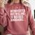 Introverted But Willing To Discuss Dinosaurs Introvert Comfort Colors Sweatshirt Crimson