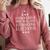Introverted But Willing To Discuss Elections Funny Men Women Comfort Colors Sweatshirt Crimson