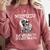 Introverted But Willing To Discuss Snacks Coffee Premium Comfort Colors Sweatshirt Crimson