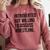 Introverted Wrestler Wrestling Introvert Comfort Colors Sweatshirt Crimson