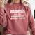 Introverts We'Re Here We'Re Uncomfortable Humor Sarcastic Comfort Colors Sweatshirt Crimson