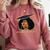 Its Doctor Actually Graduation Healthcare Afro Women Comfort Colors Sweatshirt Crimson