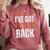 I’VE GOT MY OWN BACK INTROVERT Words On Back Comfort Colors Sweatshirt Crimson I’VE GOT MY OWN BACK INTROVERT Words On Back Comfort Colors Sweatshirt Crimson