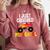 I Just Crushed Preschool Monster Graduation Pre-K Shirt Comfort Colors Sweatshirt Crimson