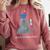 Just Graduated Cat With Graduation Cap And Diploma For Men Women Girls Kids Comfort Colors Sweatshirt Crimson