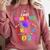 I Just Graduated Pre k Graduation 2024 Pre-Kindergarten Comfort Colors Sweatshirt Crimson