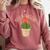 Kawaii Grumpy Cactus Not a Hugger Plant Introvert Comfort Colors Sweatshirt Crimson Kawaii Grumpy Cactus Not a Hugger Plant Introvert Comfort Colors Sweatshirt Crimson