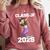 Kids Class Of 2029 Shirt Graduation Dabbing Mermaid Shirt Comfort Colors Sweatshirt Crimson