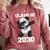 Kids Class Of 2030 Shirt Graduation Dabbing Panda Shirt Comfort Colors Sweatshirt Crimson